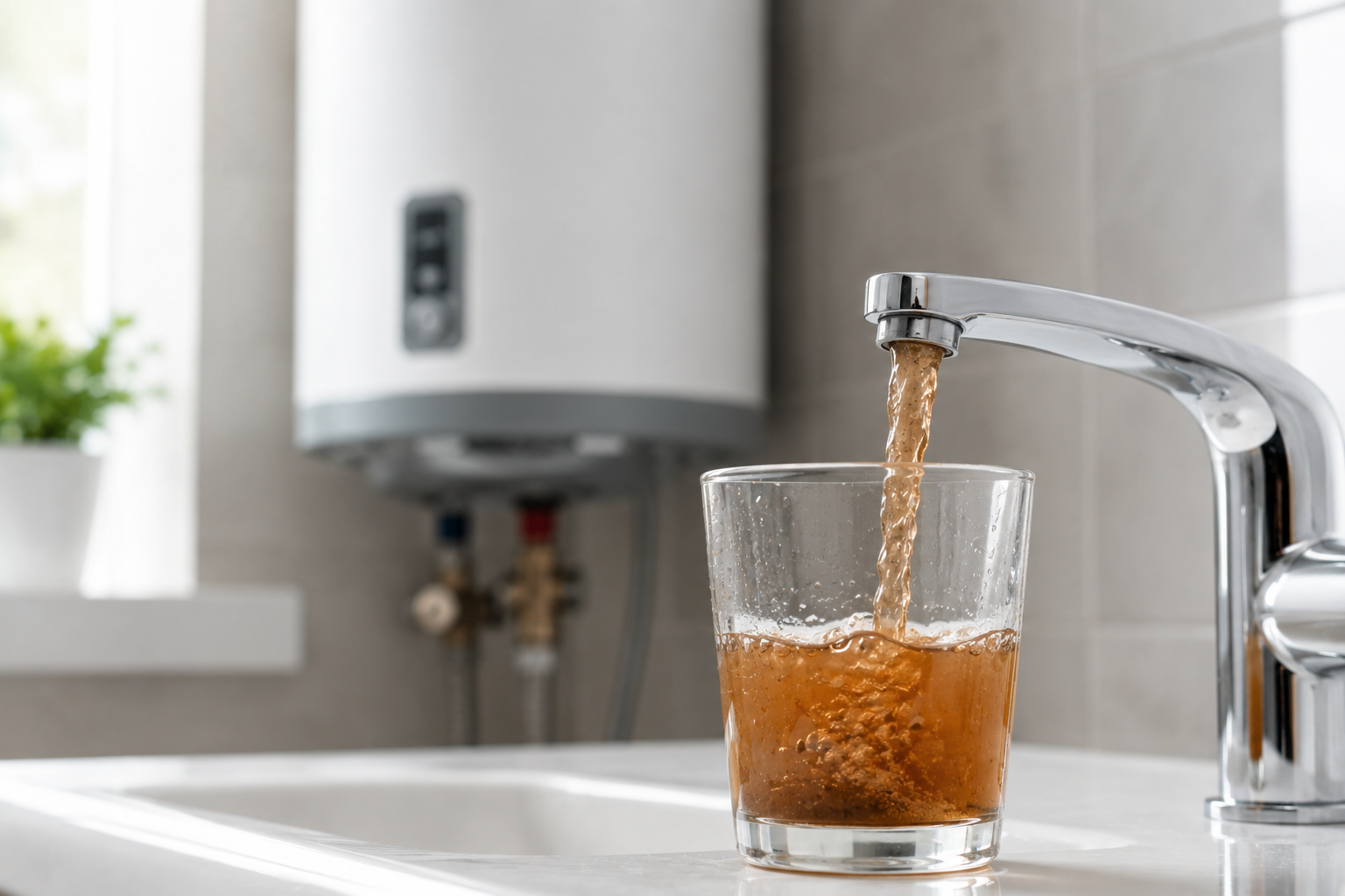 Rusty or Dirty Hot Water