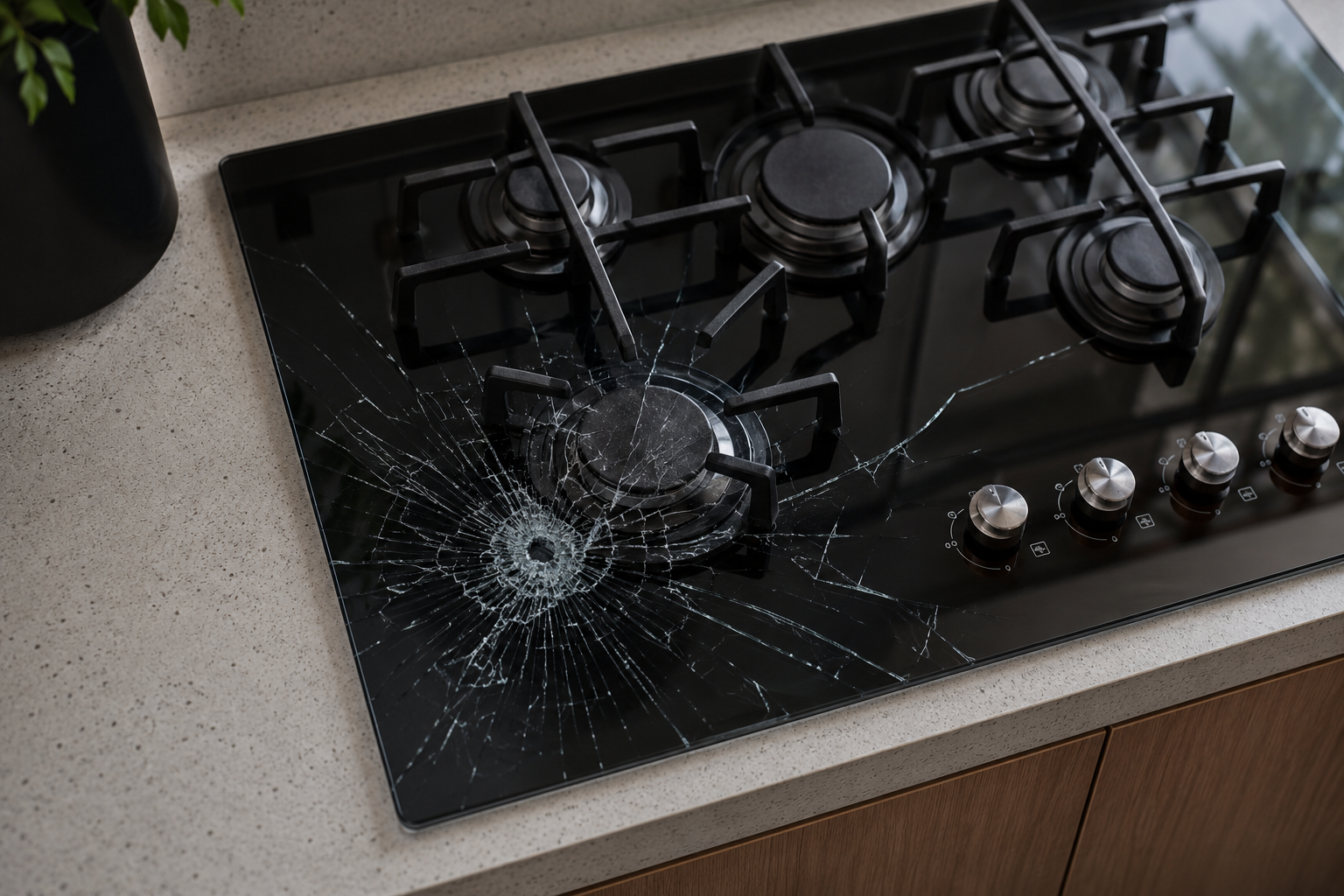 Hob Glass Crack / Damage